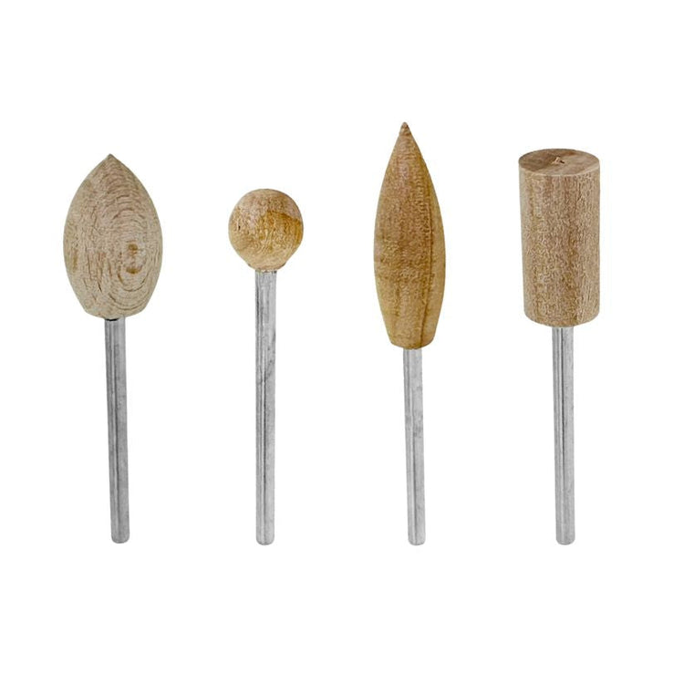 Mounted Wood Bobs - Assorted Shapes
