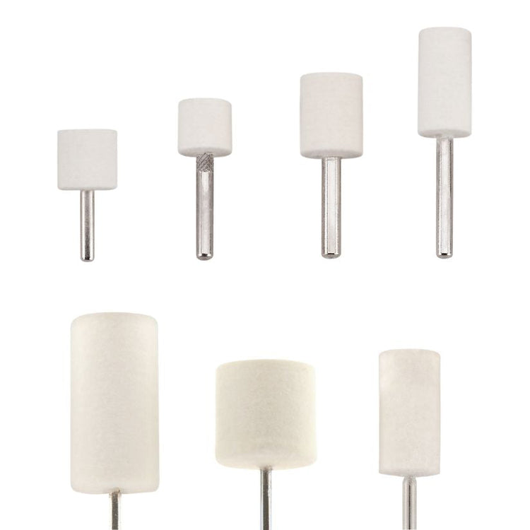 Cylinder Felt Bobs for polishing in various sizes