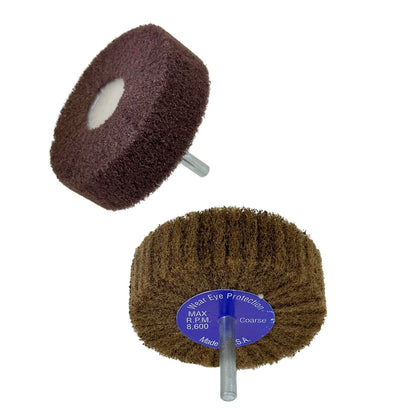 Fiber Flap Wheels - 1/4" Shank