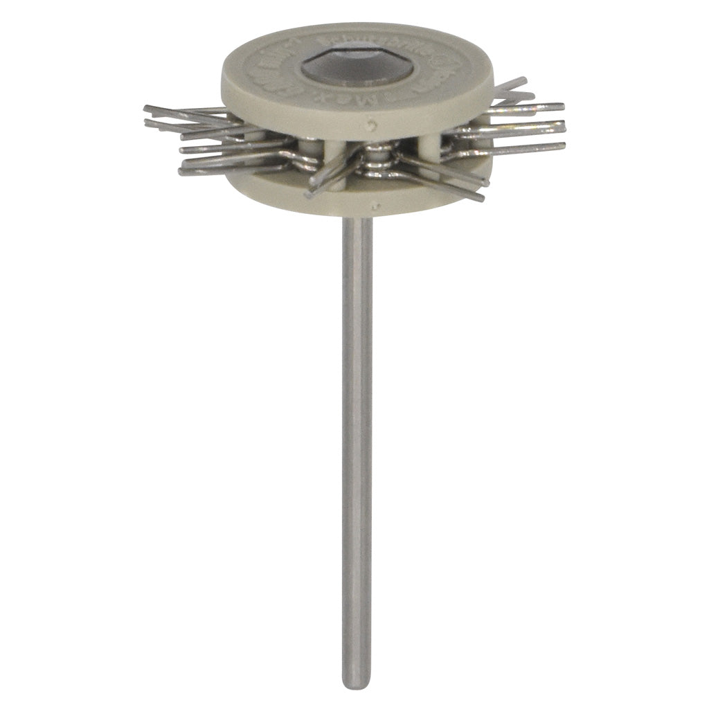 Mounted Texturing Wheels - 35x8mm, Coarse (Gray) | Gesswein