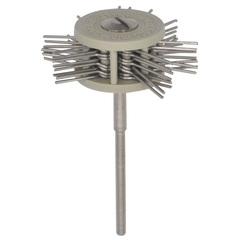 Mounted Texturing Wheels - 40x12mm, Coarse (Gray) | Gesswein