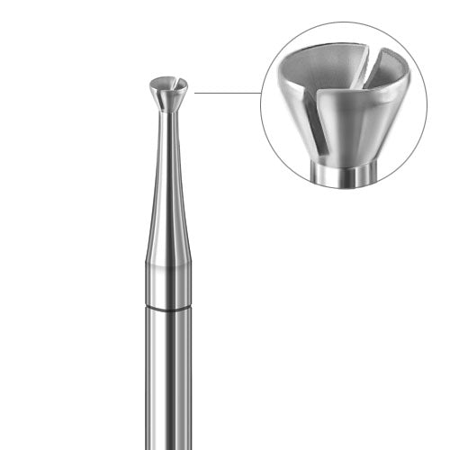 Busch® Fig. 411CT - 2.20mm Fast-Cut Twincut Cup Burs (Pkg. of 6)