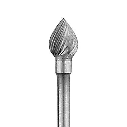 Jewelers Carbide Burs, 3/32" Shank - Bud