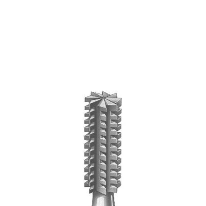 Komet Burs - Cylinder Square Cross Cut, Fig. 36 - 2.10mm (Pkg. of 6)