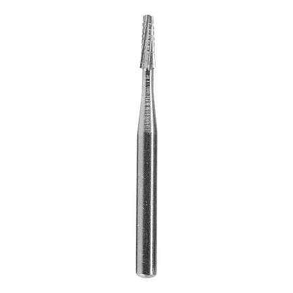 Cone Square Cross Cut Carbide Friction Grip Bur - 1/16" Shank