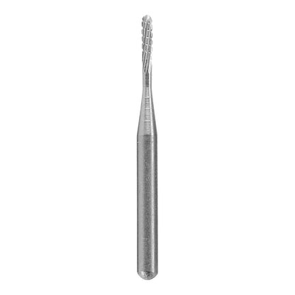 Cylinder Square Dome Cross Cut Carbide Friction Grip Bur - 1/16" Shank