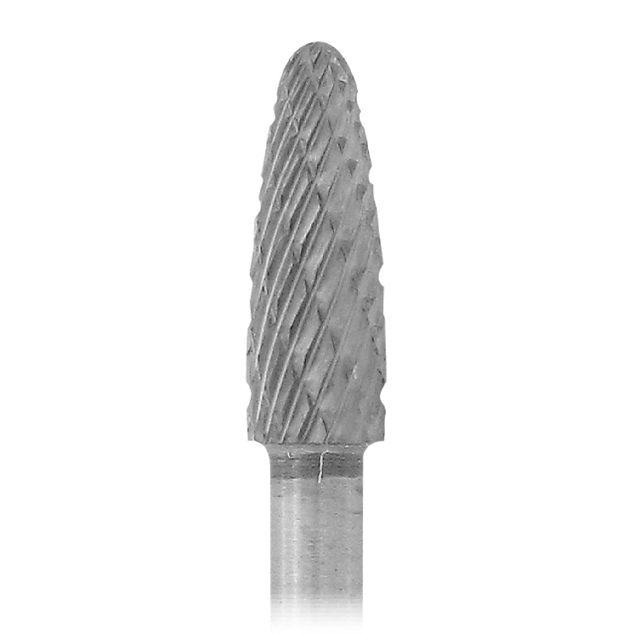 1-1/2" Solid Carbide Burs - 1/8" Shank, 3/16" x 1/2", Plain Cut, Bullet