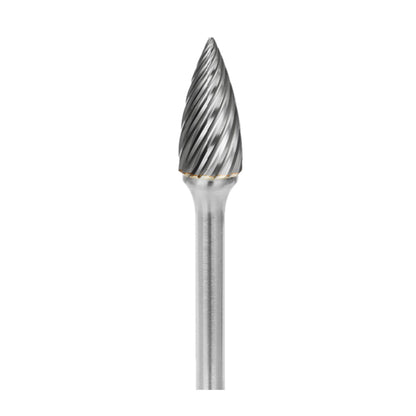 Inox Carbide Burs, 1/4" Shank