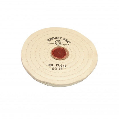 Grobet USA® White Razor-Edge Muslin Buffs