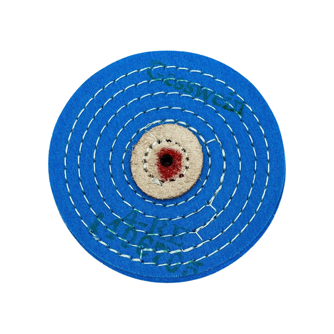 Platinum Blue 4" x 32 Ply Razor-Edge Muslin Buffs