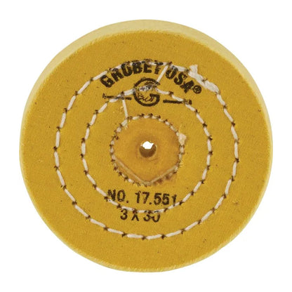Grobet USA® Yellow Muslin Buffs