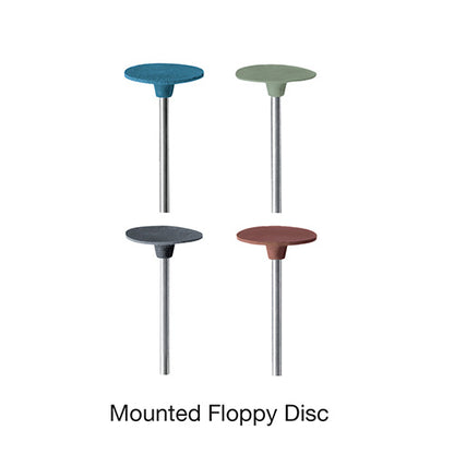 EVE® Poly Polishers EVEFLEX 5/8" Knife-Edge Wheel Blue Extra Coarse Grit - 3/32" Shank (Pkg. of 100)