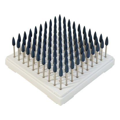 EVE® Poly Polishers EVEFLEX 5.5x18mm Flame Blue Extra Coarse Grit (Pkg. of 100)