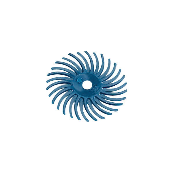 3M™ Radial Bristle Discs - 9/16" Blue, 400 grit (Pkg. of 12)