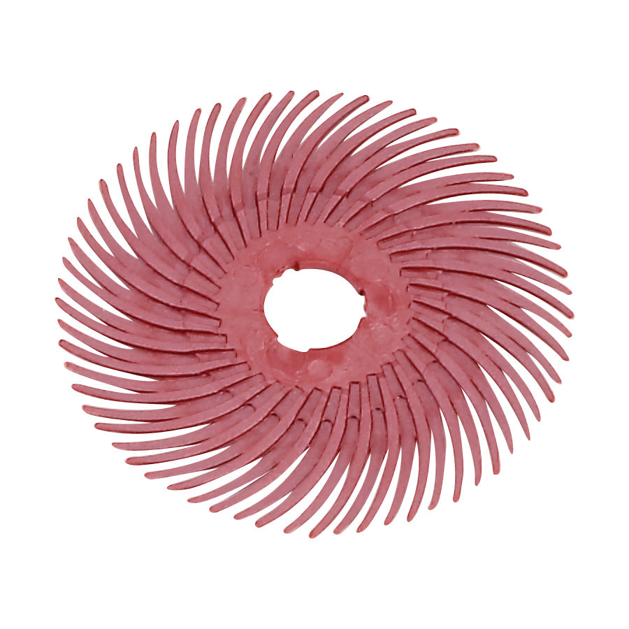 3M™ Radial Bristle Discs 2" (Pkg. of 10) - 2" Red (220 grit)