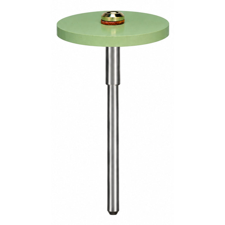 Dedeco® Diamond Silicone Wheel, Square Edge - 1" Green, Coarse 90 Grit (Ea)
