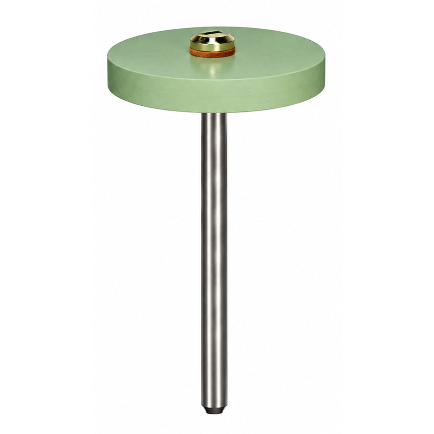 Dedeco® Diamond Silicone Wheel, Square Edge - 11/16" Green, Coarse 90 Grit (Ea)