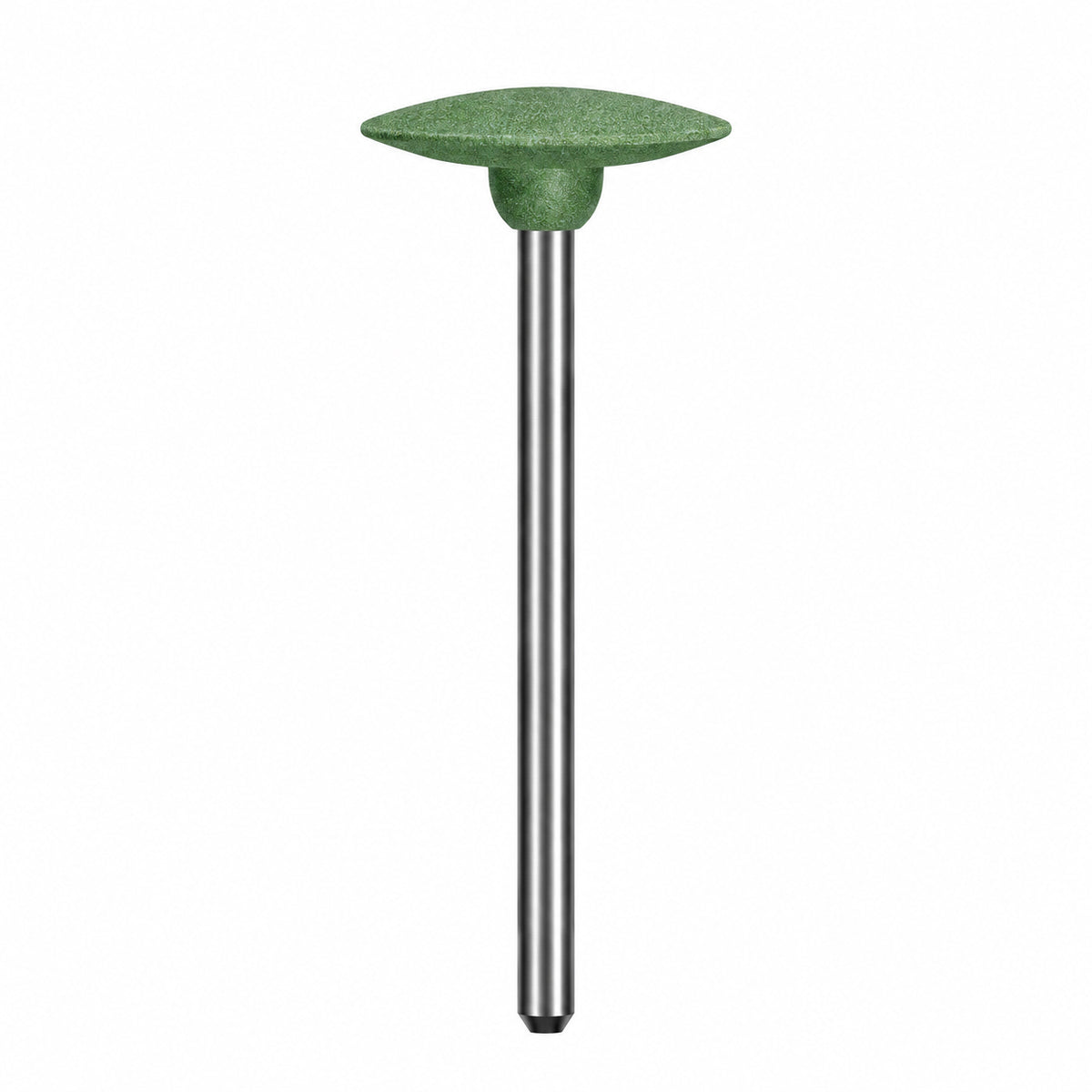 Dedeco® Diamond Silicone Wheel, HP Knife Edge Mini Point - Green, Coarse 90 Grit (Ea)