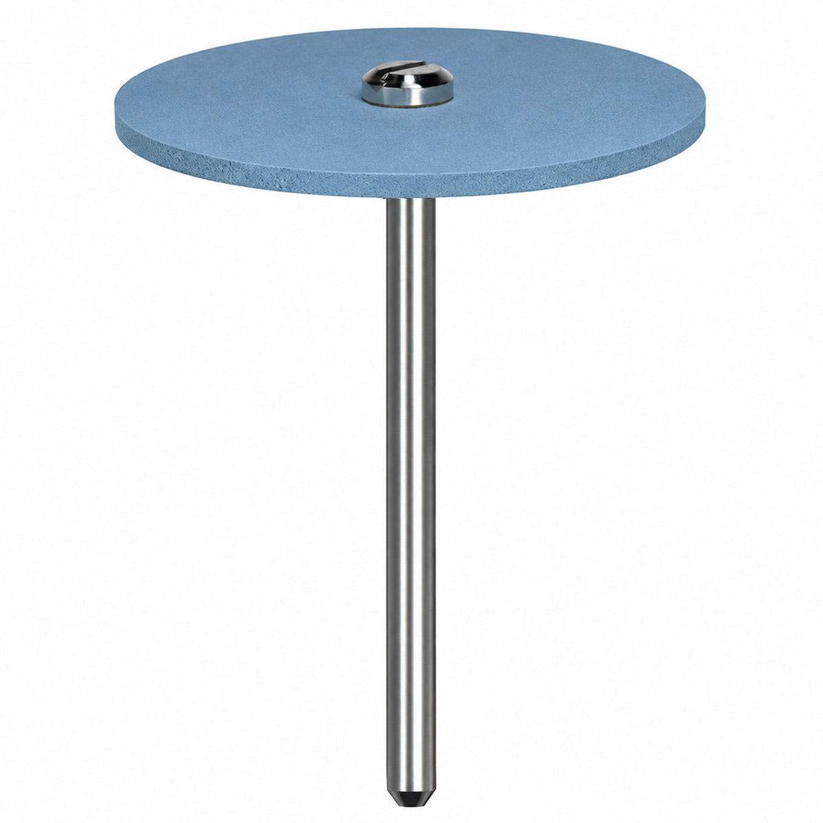 Dedeco® Diamond Silicone Wheel, Knife Edge - 1" Blue, Medium 240 Grit (Ea)