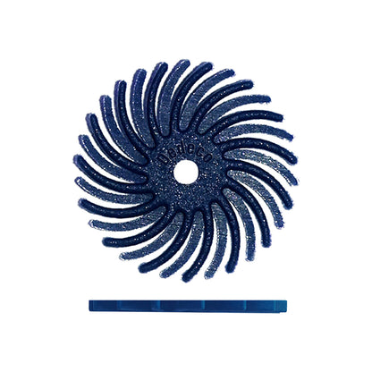 Discos radiales Dedeco® Sunburst® de 3/4"