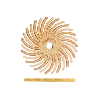 Discos radiales Dedeco® Sunburst® de 3/4"