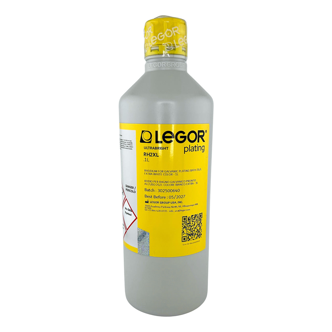 Legor® White Rhodium Bath 2 Grams - 1 Liter | Geswein – Gesswein