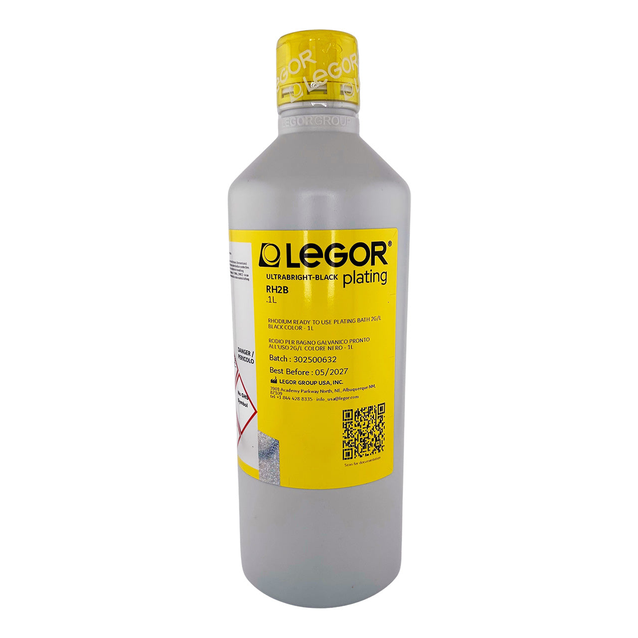 Legor Rhodium Legor® Ready to Use Black Rhodium Bath 2 Grams - 1 Liter | Gesswein