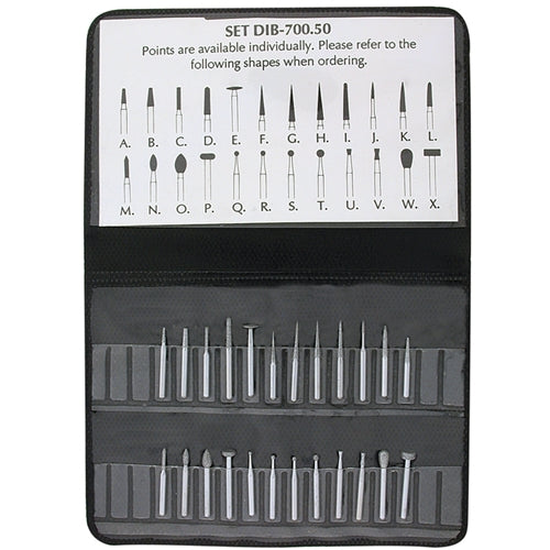 High-Speed Diamond Point Sets - 1/16" Shanks