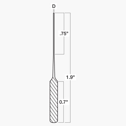 Micro Diamond Grinding Pins 0.041" Tapered (Pkg of 10)