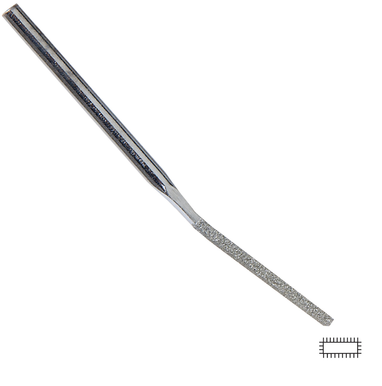 Aggregate Riffler Diamond Riffler Poli Files, 150 Grit - Equalling Angle, 3.2 x 1.4mm ...