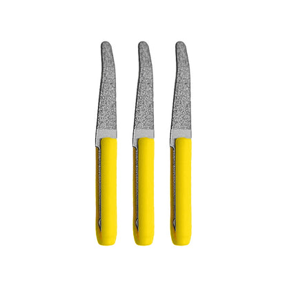 Dipromini Mini-Filer Diamond Tips, 2mm Shank - Bent Spatula, D64 (Pkg. of 3)