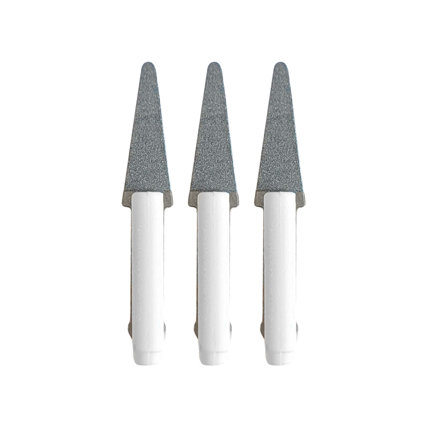 Dipromini Mini-Filer Diamond Tips, 2mm Shank - Knife, 30 Micron (Pkg. of 3)