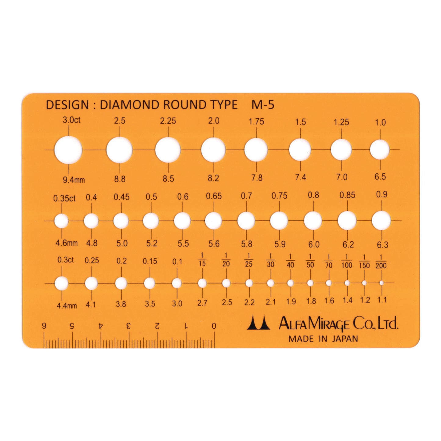 M-5 Diamond Round Template