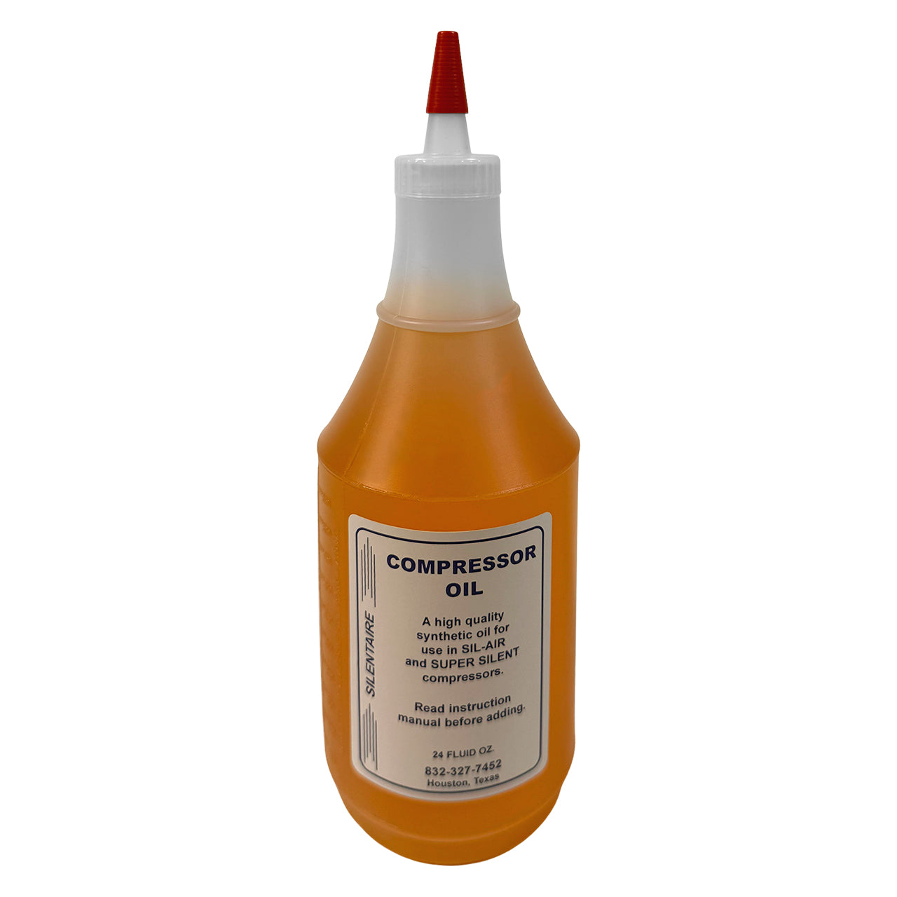Relleno de aceite para compresores SilentAire Val-Air y Sil-Air, botella de 22 oz.