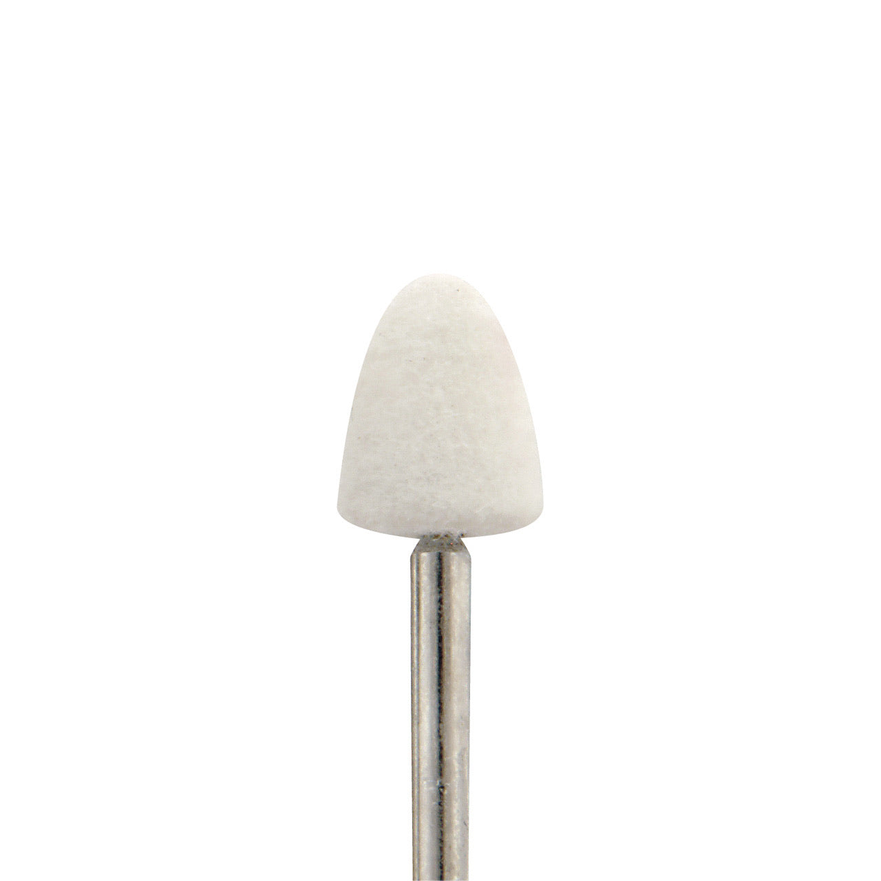 Mounted Felt Bobs - 1/8" Shank, Rounded Cone, 1010 Hard (Pkg. of 12)