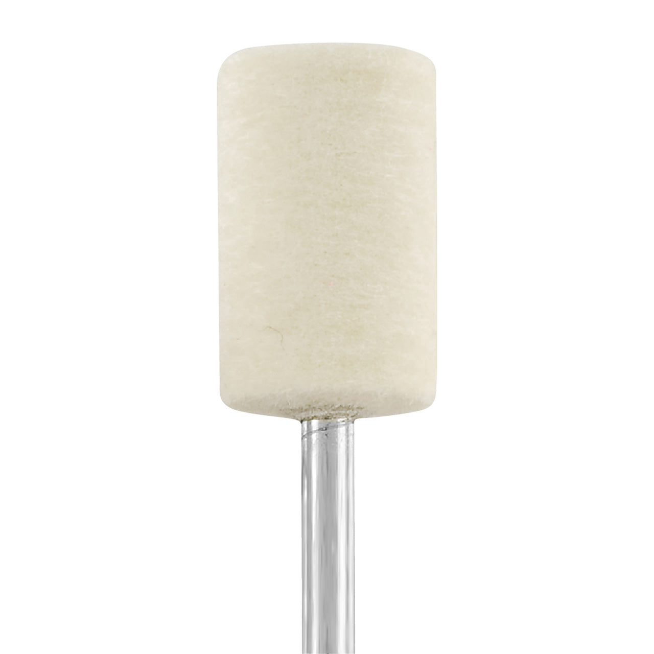 Mounted Felt Bobs - 3/32" Shank, Cylinder, 3/8" x 5/8", Medium (Pkg of 12)