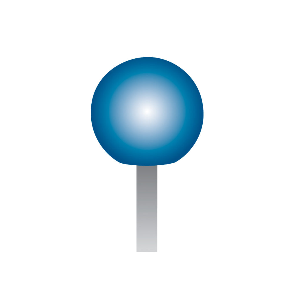 B121 Blue Mounted Points 1/8" Shank (Pkg of 24)