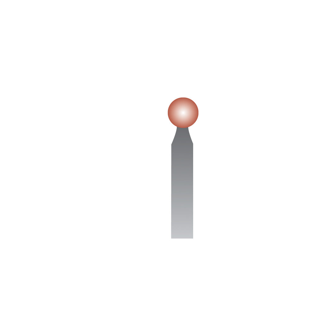B124 Red Mounted Points 1/8" Shank (Pkg of 24)