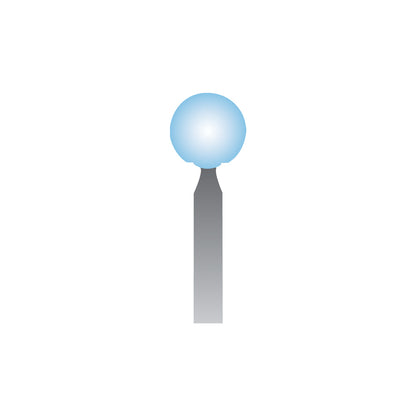 B125 Light Blue Mounted Points 3mm Shank (Pkg of 24)