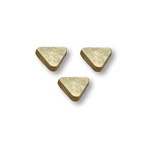 Brass 3/8" Triangular x 1/8" Laps (Pack of 3)