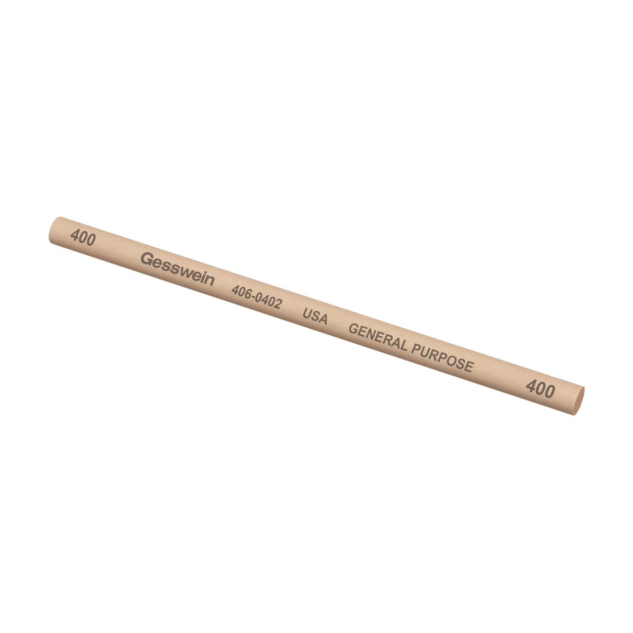 Gesswein® General Purpose Stones - 1/4" Round x 6", 400 Grit  (Pkg. of 6)