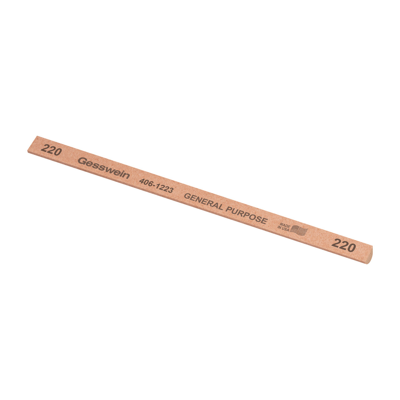 Gesswein® General Purpose Stones - 1/4" x 6" Hybrid, 220 Grit  (Pkg. of 12)