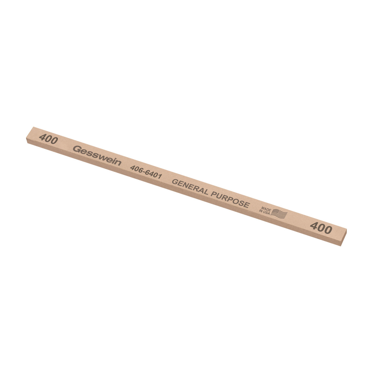 Gesswein® General Purpose Stones - 1/4" x 1/8" x 6", 400 Grit  (Pkg. of 12)