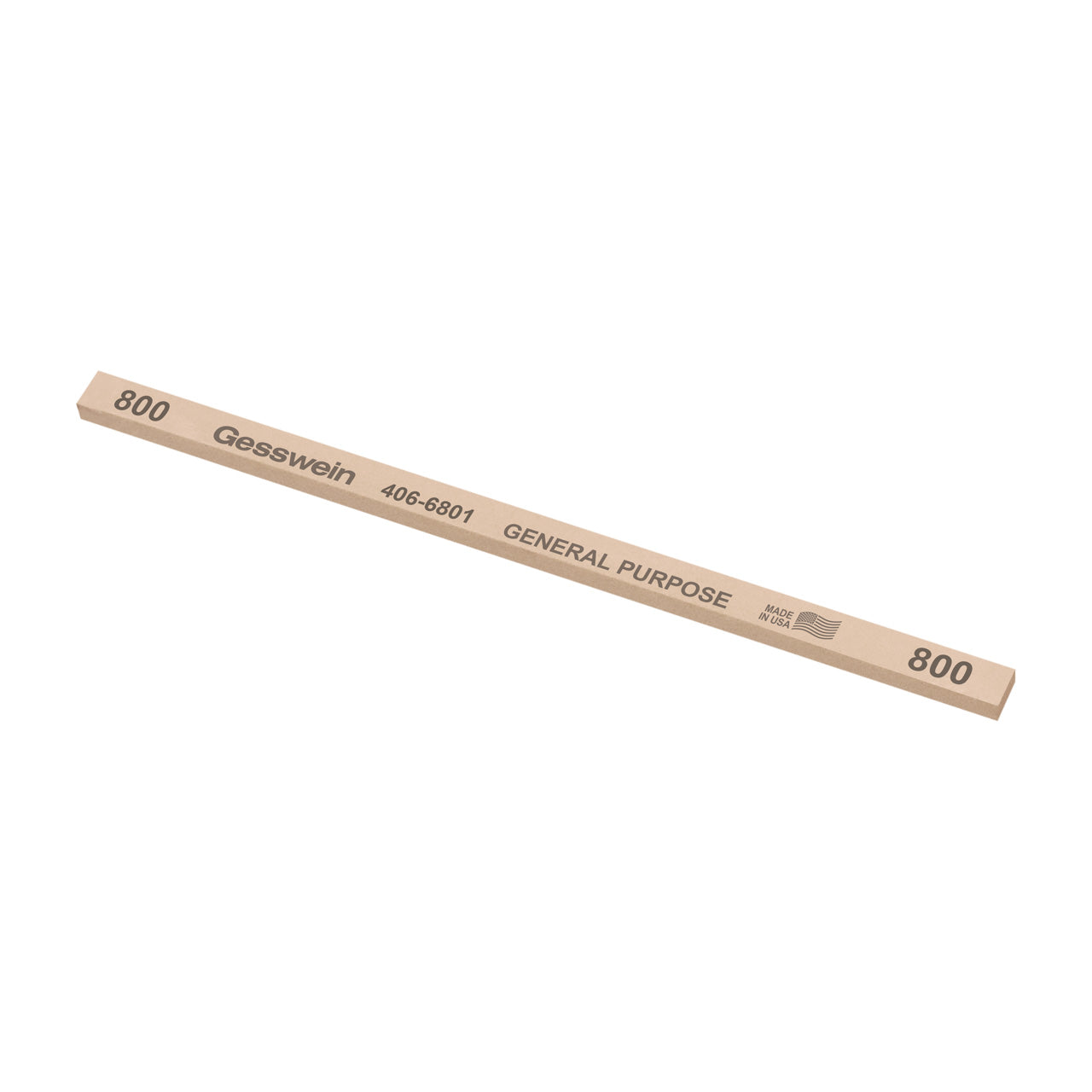 Gesswein® General Purpose Stones - 1/4" x 1/8" x 6", 800 Grit  (Pkg. of 12)