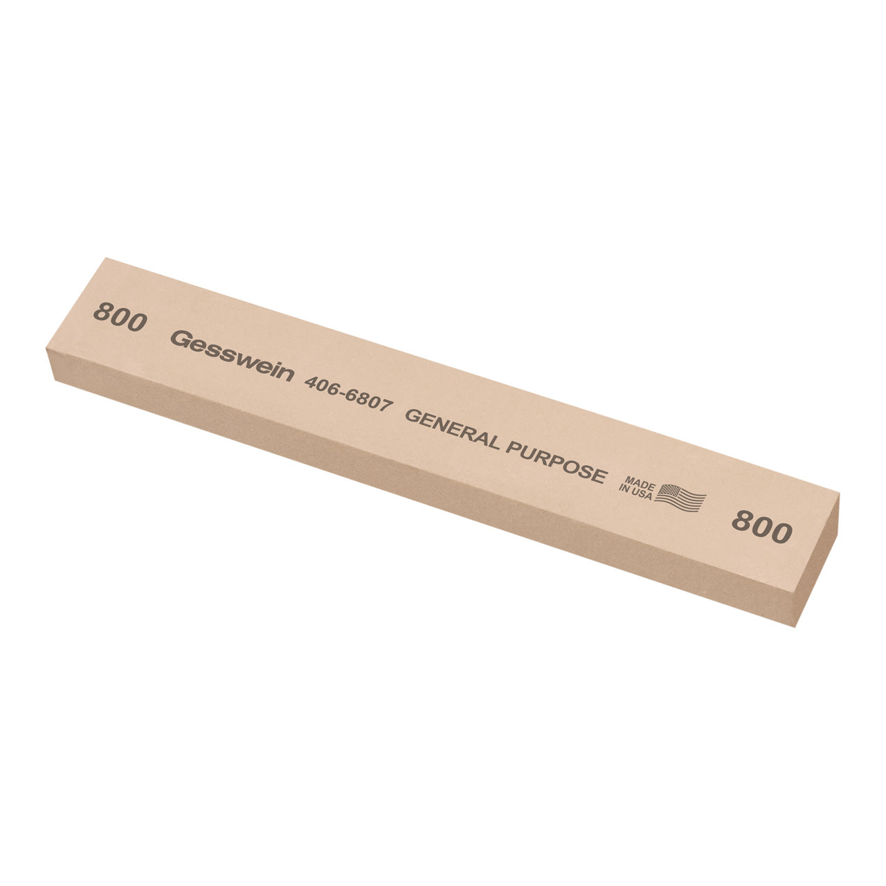 Gesswein® General Purpose Stones - 1" x 1/2" x 6", 800 Grit  (Pkg. of 6)