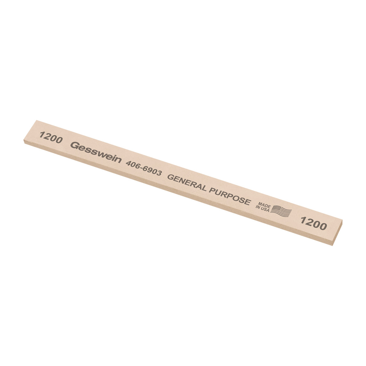 Gesswein® General Purpose Stones - 1/2" x 1/8" x 6", 1200 Grit  (Pkg. of 12)