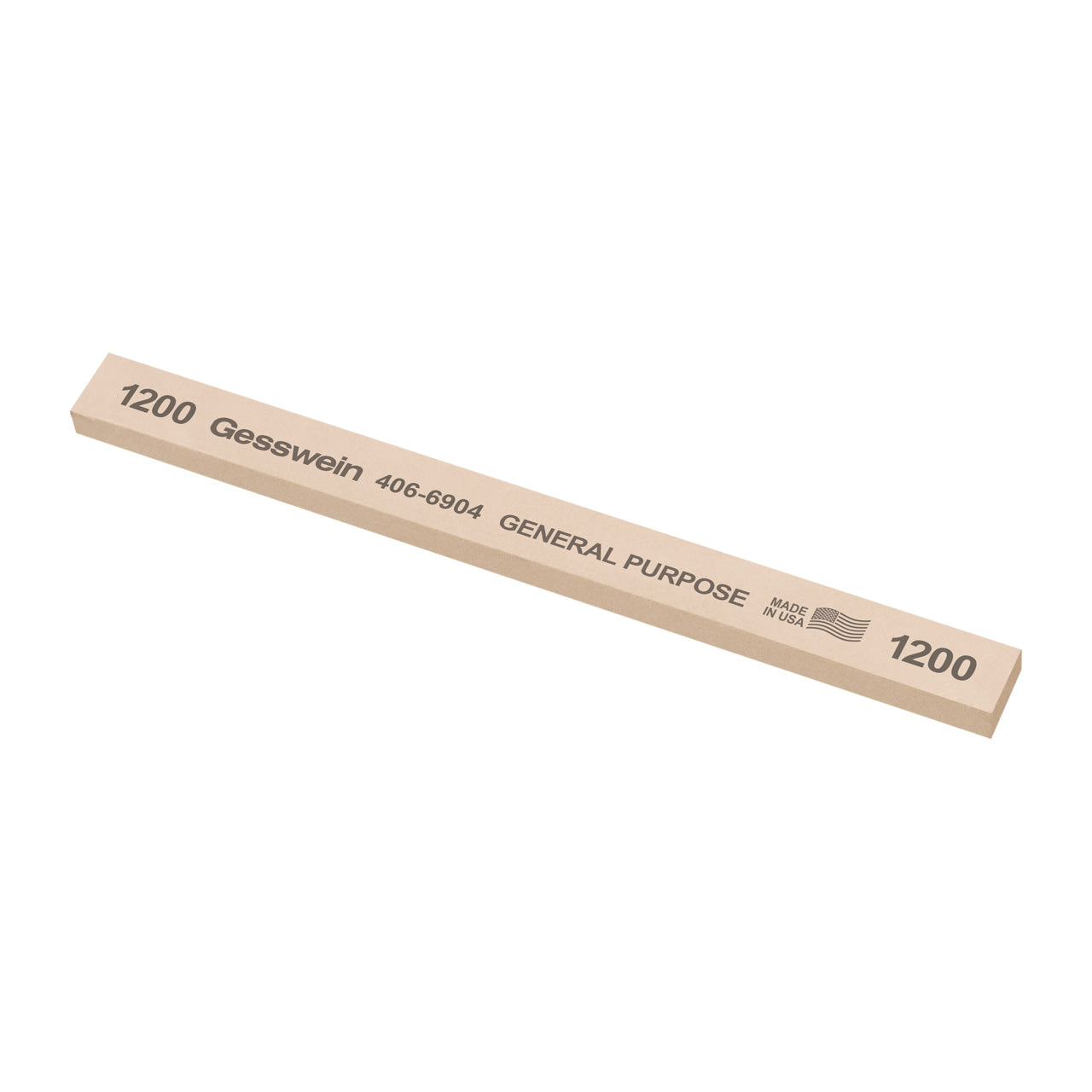 Gesswein® General Purpose Stones - 1/2" x 1/4" x 6", 1200 Grit  (Pkg. of 12)