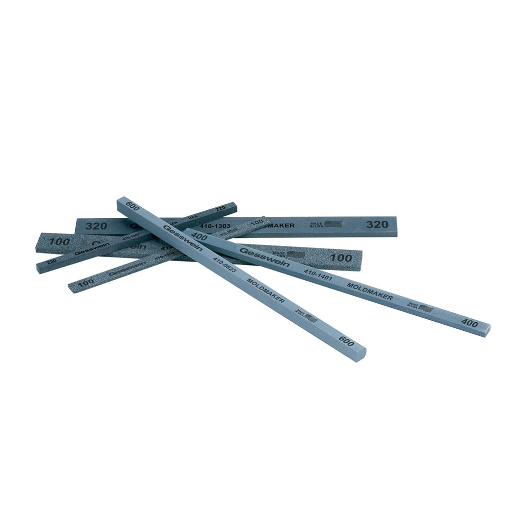 Gesswein® Moldmaker Stones - 1/2" x 1/8" x 4", 320 Grit  (Pkg. of 12)