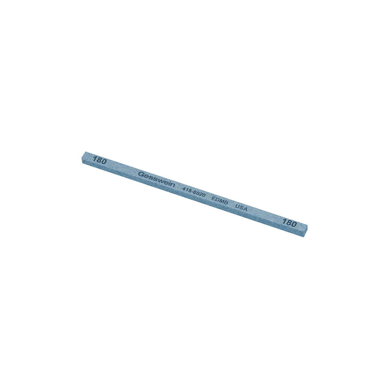 Gesswein® EDM Blue Stones - 5/32" x 5/32" x 4", 180 Grit  (Pkg. of 12)