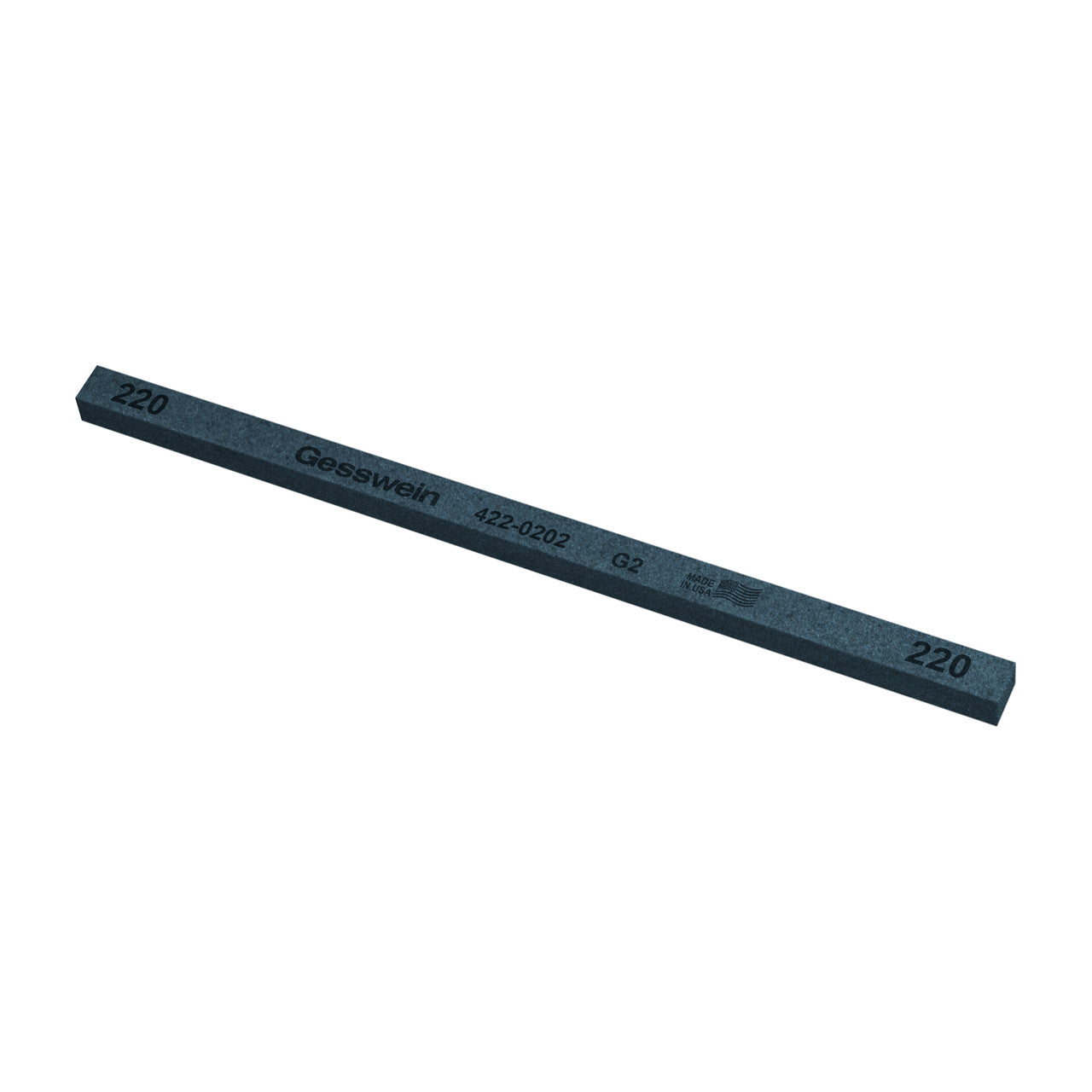 Gesswein® G2 Stones - 1/4" x 1/4" x 6", 220 Grit  (Pkg. of 12)